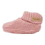 Picture of Knitted baby booties Vintage Pink- size 1