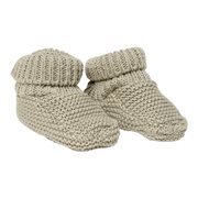 Picture of Knitted baby booties Olive - size 2