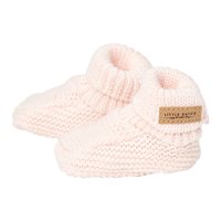 Picture of Knitted baby booties Pink - size 2