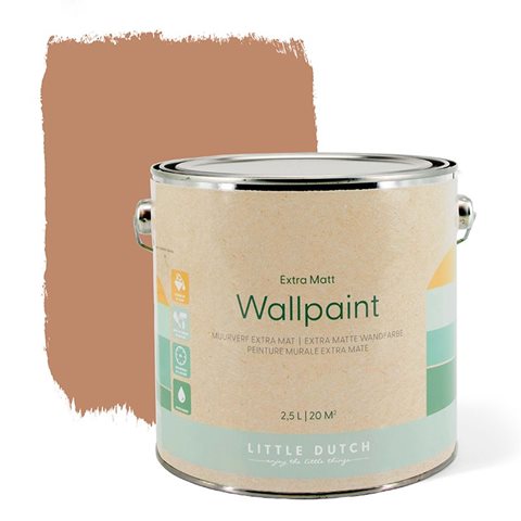 Wall paint extra mat Pure Rust | Shop Little Dutch - Dutch