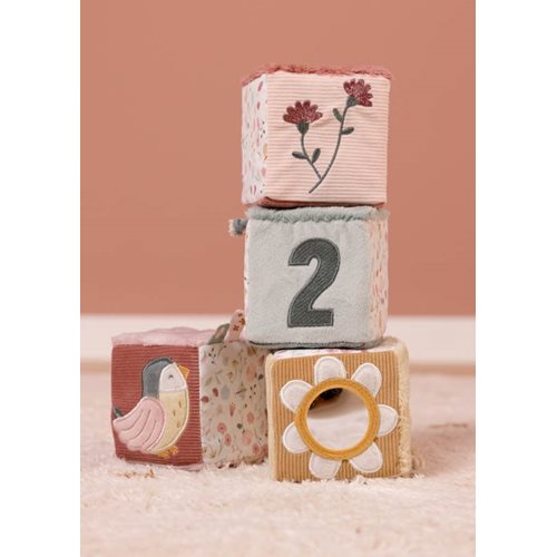 Picture of Set of soft cubes Flowers & Butterflies