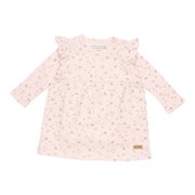 Robe manches longues volants Little Pink Flowers  - 80