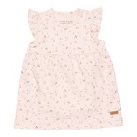 Ärmellos  Kleid mit Rüschen Little Pink Flowers - 86
