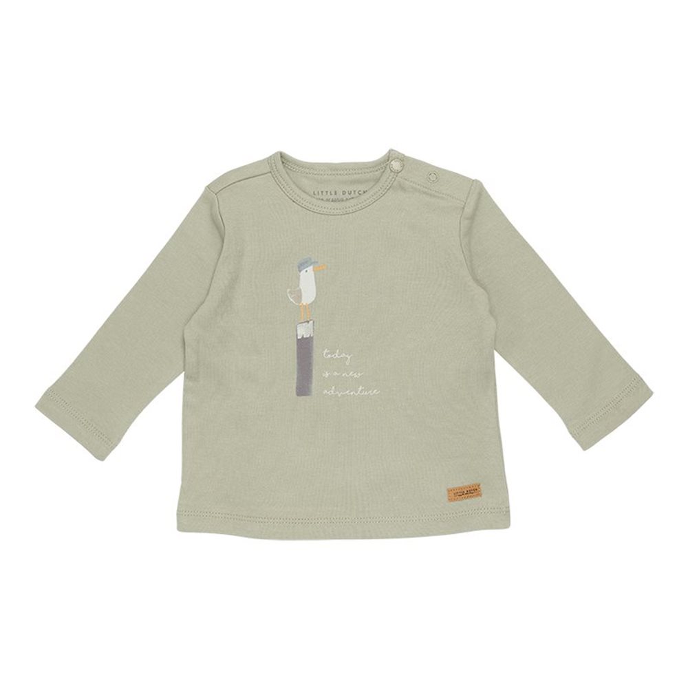 Picture of T-shirt long sleeves Seagull Olive - 86
