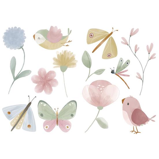 Picture of Wall Decals Flowers & Butterflies