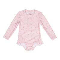 Picture of Bathsuit long sleeves ruffles Little Pink Flowers - 62/68