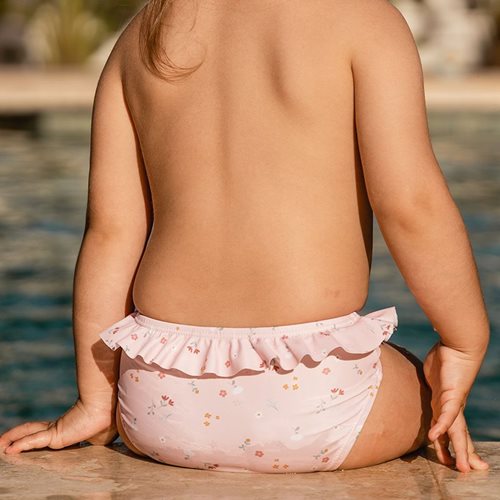Picture of Swim pants ruffles Litte Pink Flowers - 62/68