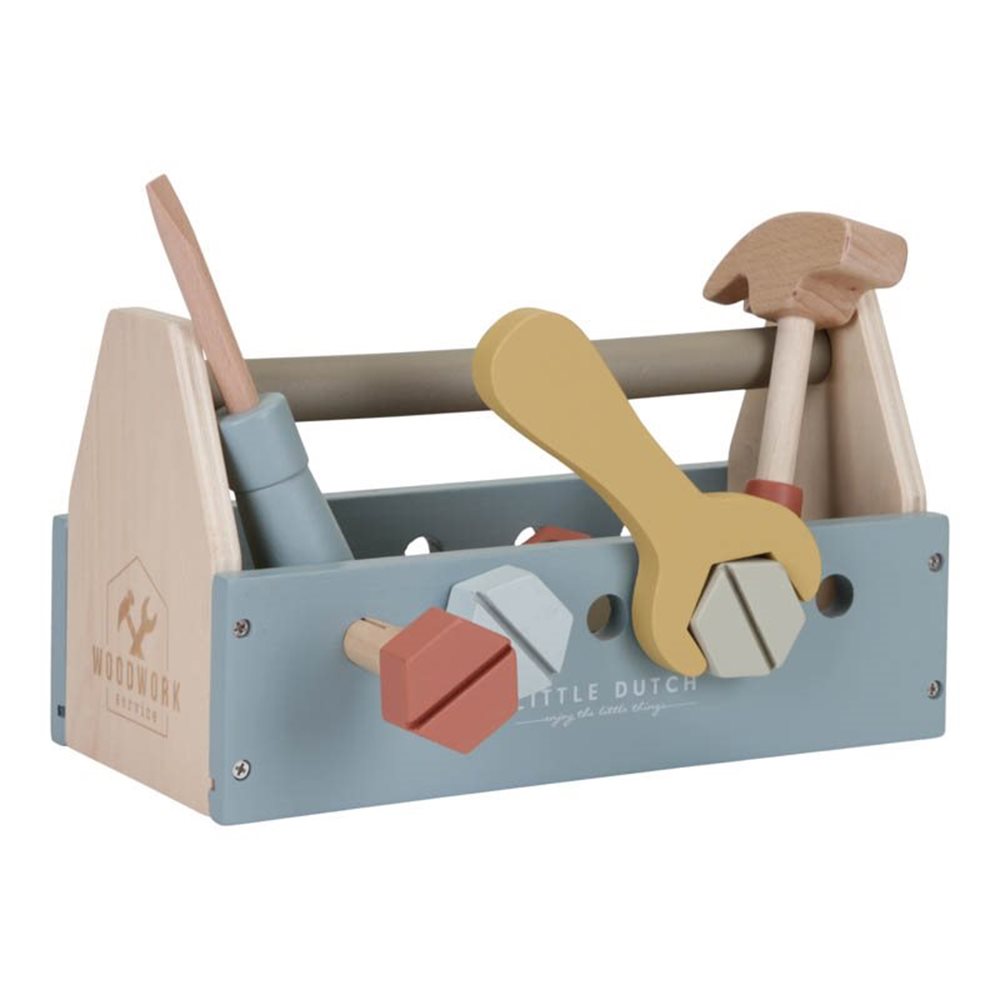 LIO® Boîte à outils miniature modèle de boîte à outils en bois pour