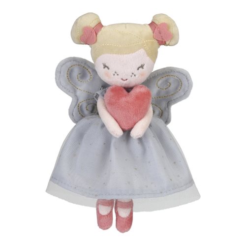 Teddy doll from vintage plush green fairy butterfly Little soft toy unique birthday present for play and collectibles Doll