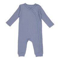Picture of One-piece wrap suit Rib Blue - 74/80