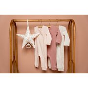 Picture of One-piece wrap suit Rib Vintage Pink - 62/68