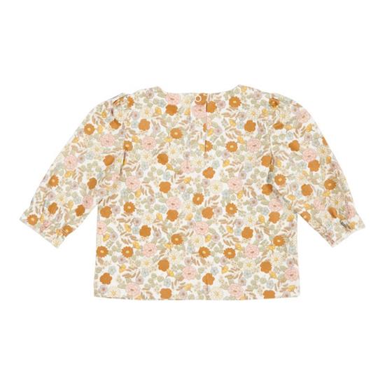 T-shirt manches longues et bouffantes corduroy Vintage Little Flowers - 86