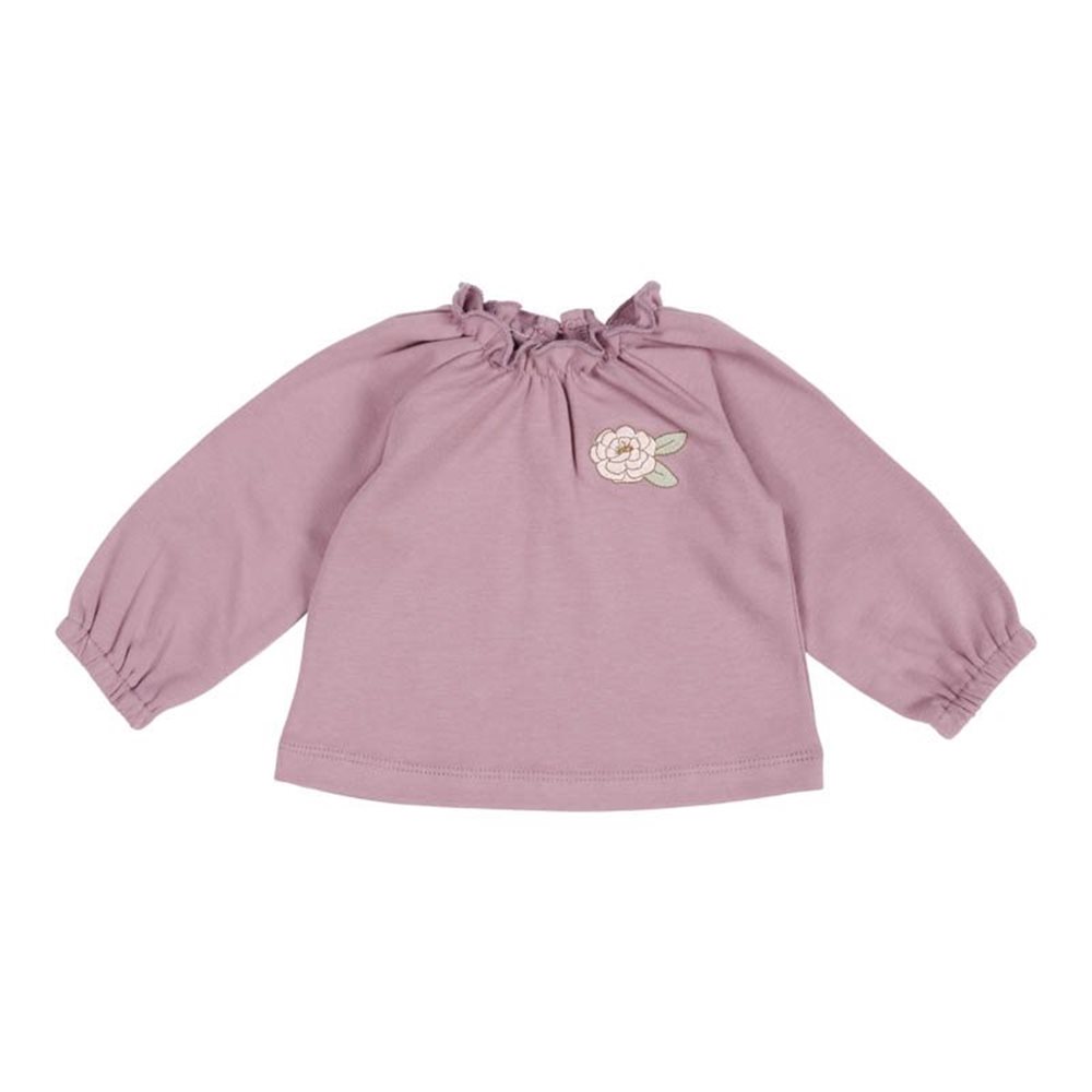Picture of T-shirt long sleeves with embroidery Mauve - 50/56