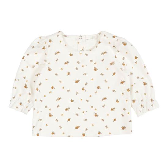 Afbeelding van Shirt lange pofmouw corduroy White Blossom - 50/56