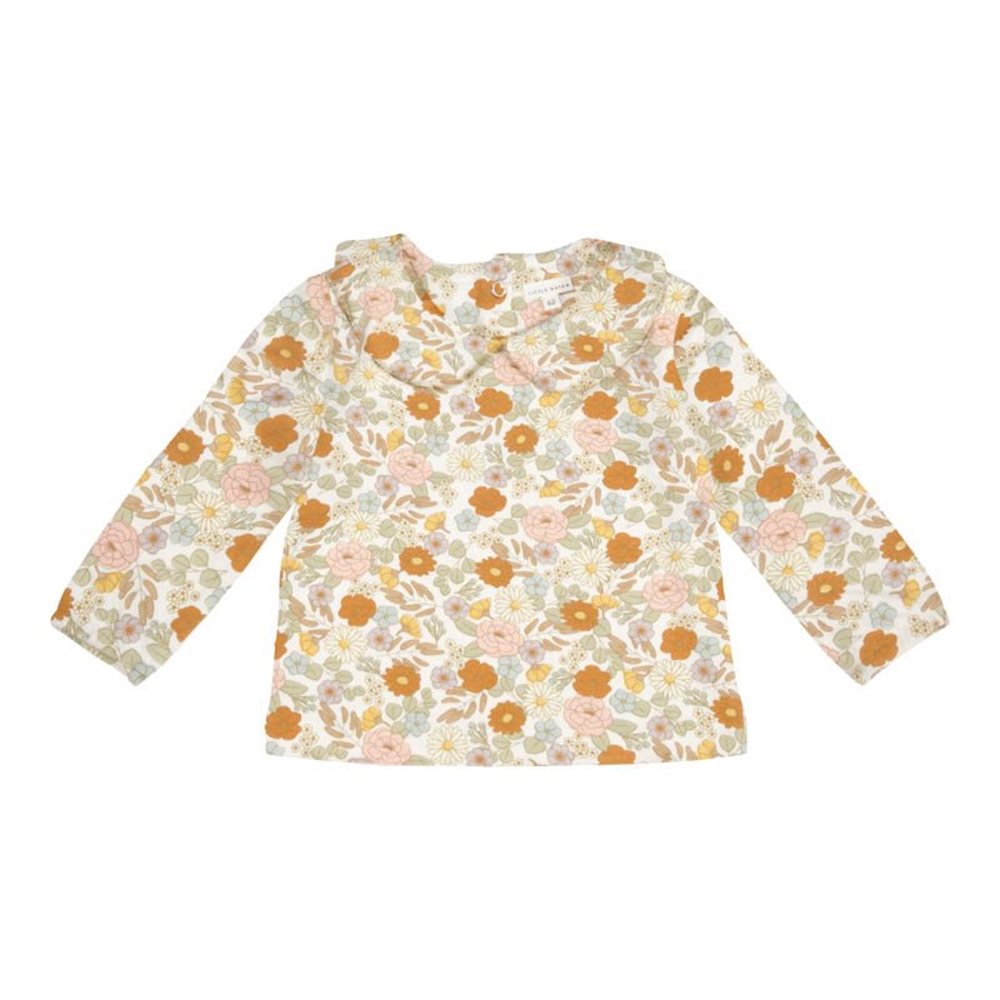 Picture of T-shirt long sleeves with round collar Vintage Little Flowers - 62