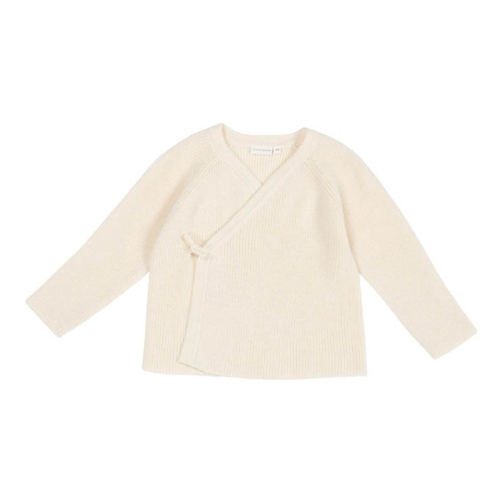 Picture of Knitted cardigan wrap Soft White - 50/56