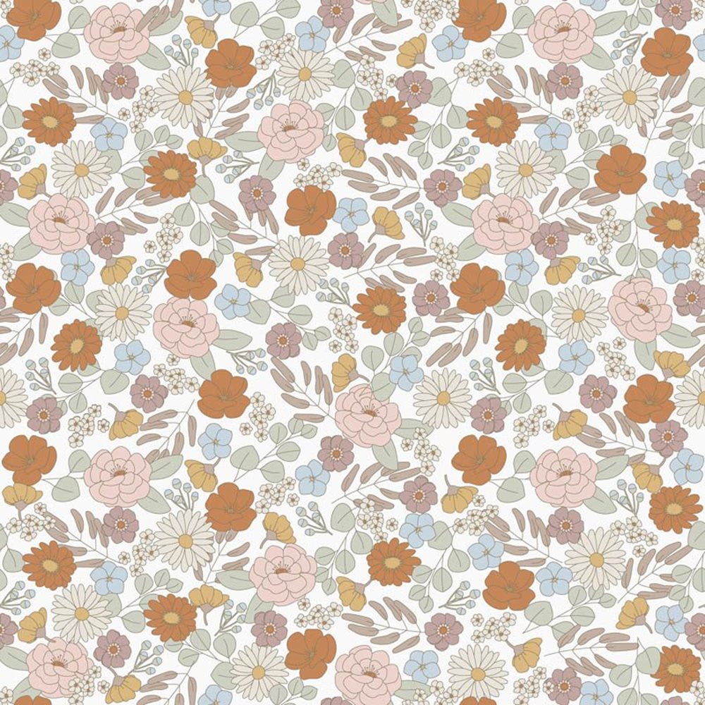 Picture of Non-woven wallpaper Vintage Little Flowers
