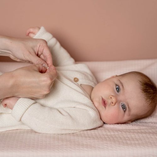 Couverture de lit bébé Pure & Soft Océan Pink LITTLE DUTCH, Vente en ligne  de Couverture bébé