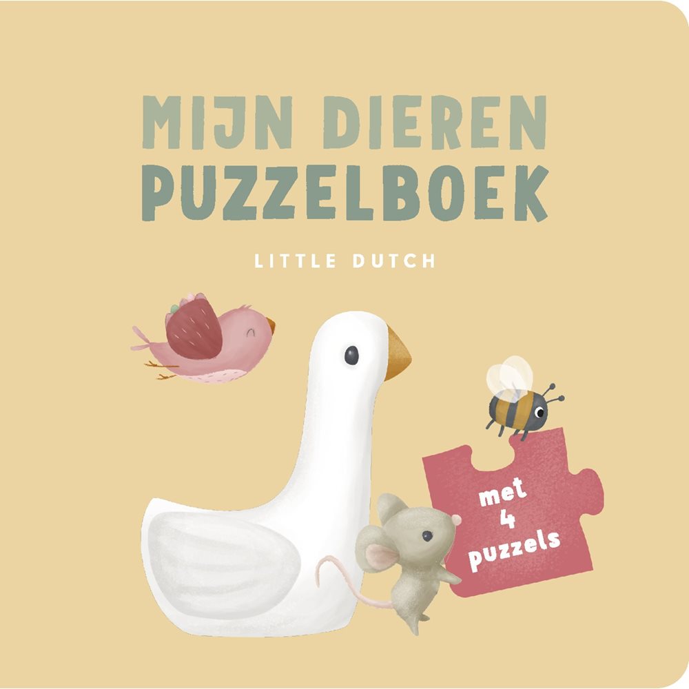Binnenshuis wijk Makkelijk te lezen Kinderboek Mijn Dieren Puzzelboek kopen? - Little Dutch - Little Dutch