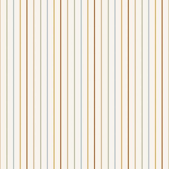 Échantillon de papier peint Vintage Sunny Stripes