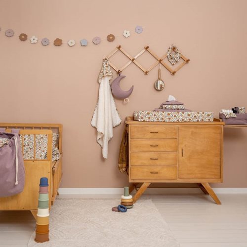 Drap-housse berceau Little Pink Flowers - Décoration Babycenter