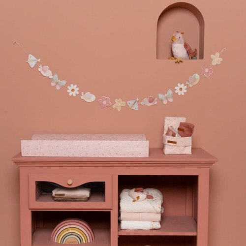 Drap-housse 70x140/150 Little Pink Flowers - Décoration Babycenter