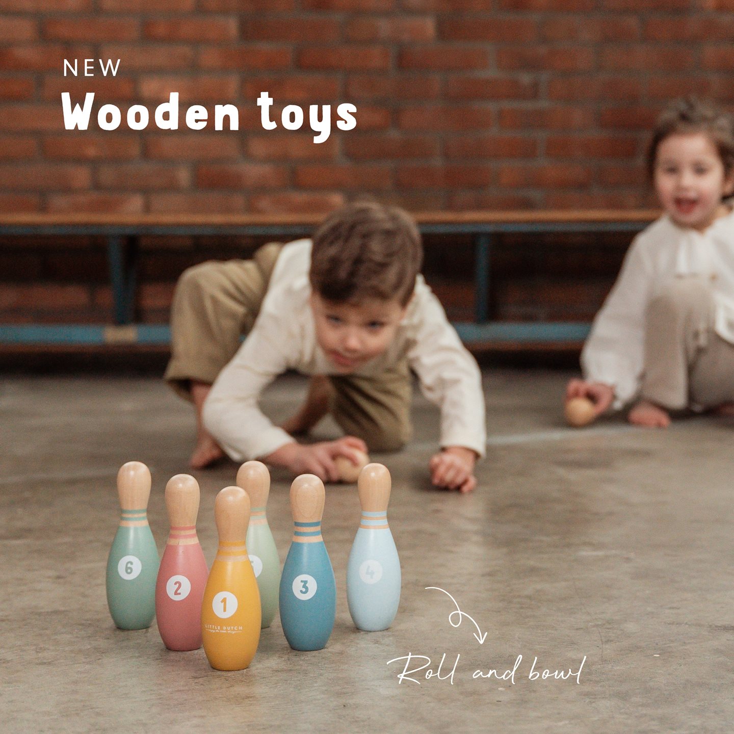 Nieuw houten speelgoed