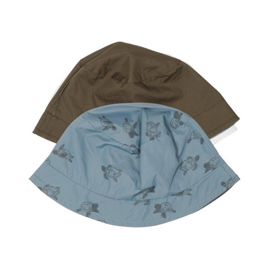 Picture of Reversible sun hat Turtle Island / Olive - size 1
