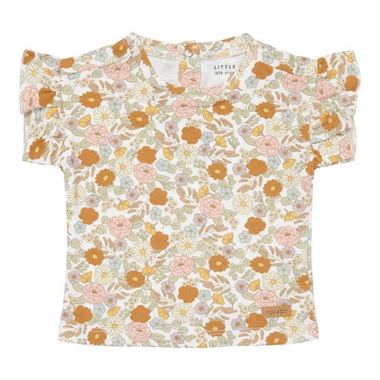 T-Shirt kurzärmlig Vintage Little Flowers - 50/56