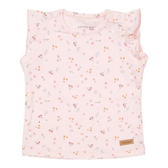 Afbeelding van T-shirt korte mouw Little Pink Flowers - 62