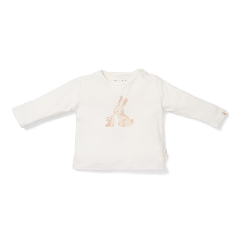 Shirt lange mouw Baby Bunny White 80 kopen Little Dutch