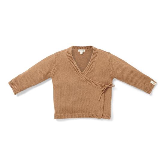 Picture of Knitted cardigan wrap Brown - 50/56