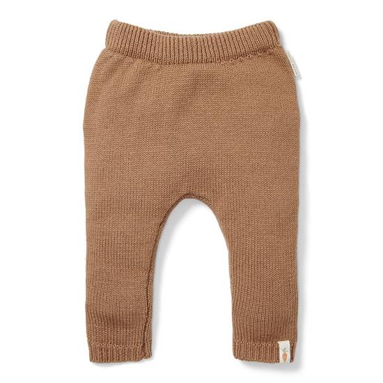 Picture of Knitted trousers Brown - 80