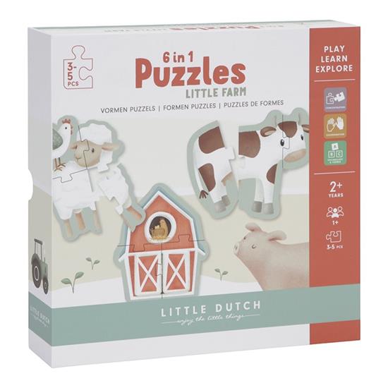 Picture of 6 in 1 puzzles Little Farm 
