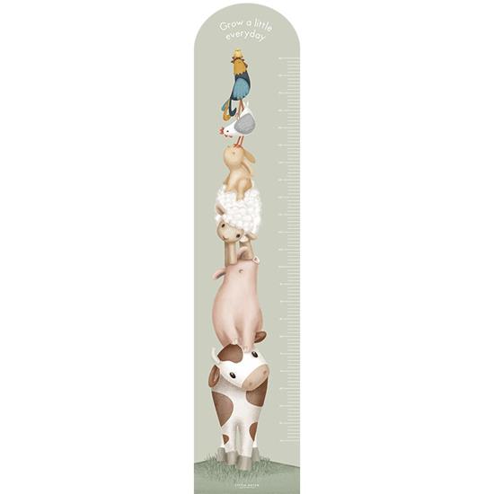 Picture of Growth chart wall decall Little Farm