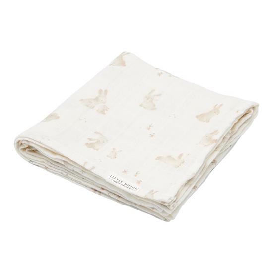 Musselintuch Swaddle 120 x 120 Baby Bunny