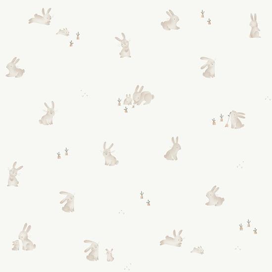 Picture of Non-woven wallpaper Baby Bunny