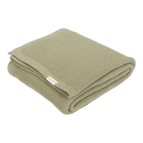 Picture of Knitted cot blanket Olive