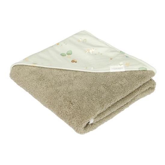 Picture of Hooded towel Little Farm - 75 x 75 cm