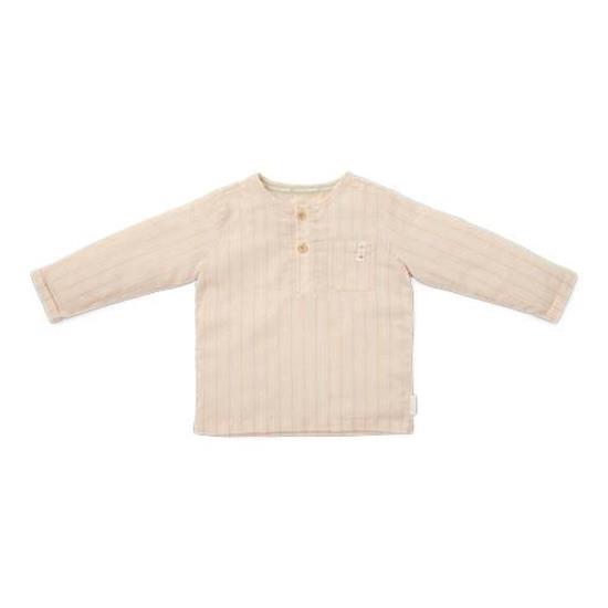 Picture of Linen shirt long sleeve Sand Stripes - 80