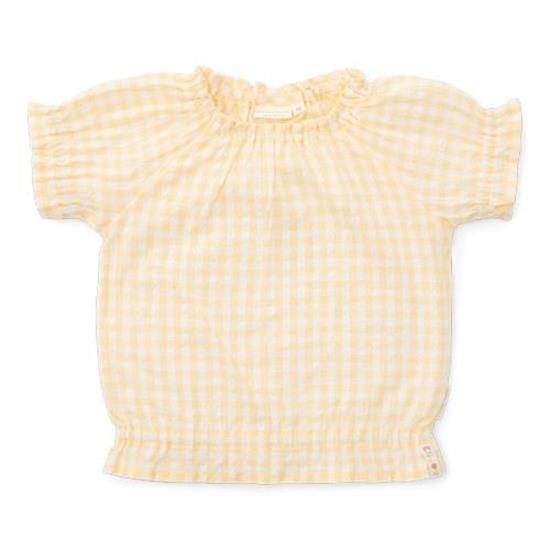 Blouse manches courtes Sunshine Checks - 80