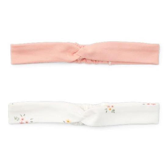 Ruban pour cheveux de 2 White Meadows / Flower Pink - taille 2 (taille 92 - 104)