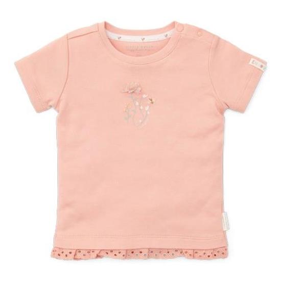 Afbeelding van T-shirt korte mouw Flower Pink - 74