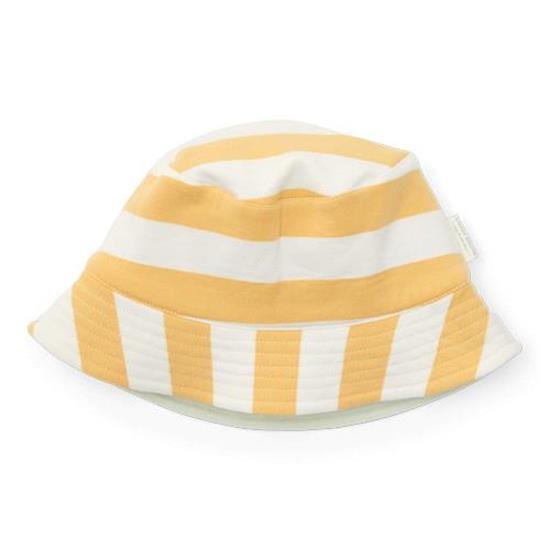 Picture of Reversible hat Honey Stripes/Farm Green -  size 1 (size 74 - 86)