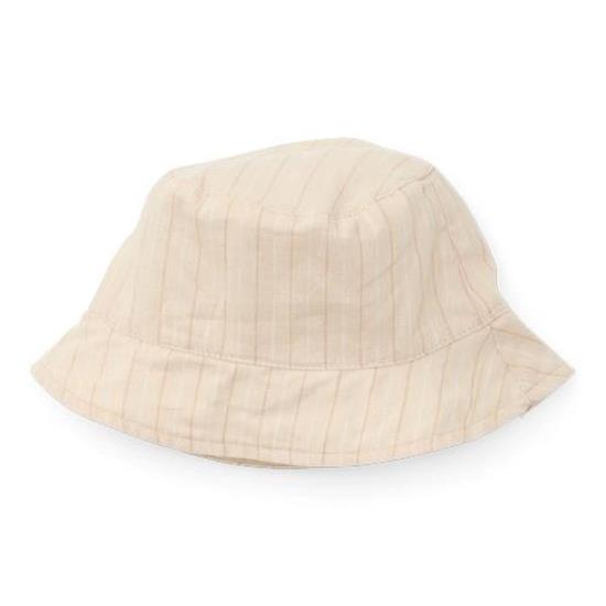Chapeau réversible Sand Stripes / Beige - taille 2 (taille 92 - 104)