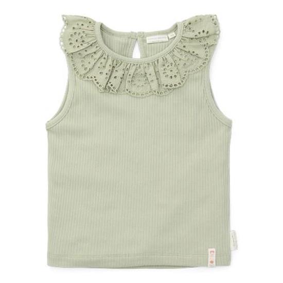 Afbeelding van Singlet rib Grass Green - 80