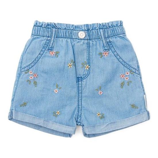 Short Denim brodé - 74