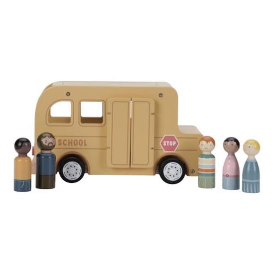 Bus scolaire avec figurines