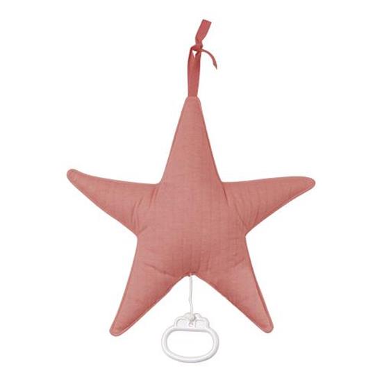 Coussin musical étoile Pure Pink Blush