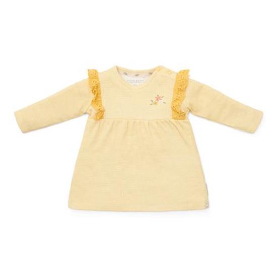 Robe manches longues Warm Yellow Check - 44